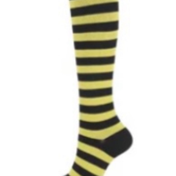 Compression socks sports athletic 🐞🐝🎶 Work fashion med WINTER 4 pair - Picture 3 of 5